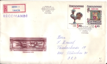 FDC 2654 / 2655 - CZ 1984 08 001 ●